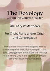 The Doxology SATB choral sheet music cover